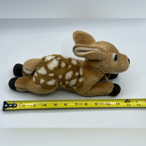 Miyoni Fawn Plush Realistic Baby Deer Stuffed Animal by Aurora 10" Lovey Plush - Picture 4 of 4